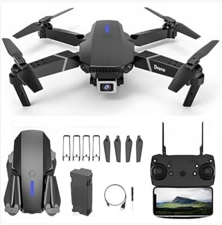 Drone E88 Con Doble Camara Hd